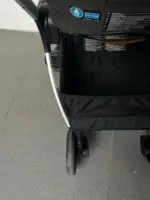 Xe đẩy Nuna triv màu xám đậm khung xám (kèm phụ kiện: màn chắn muỗi, móc treo đồ) - Ảnh 11