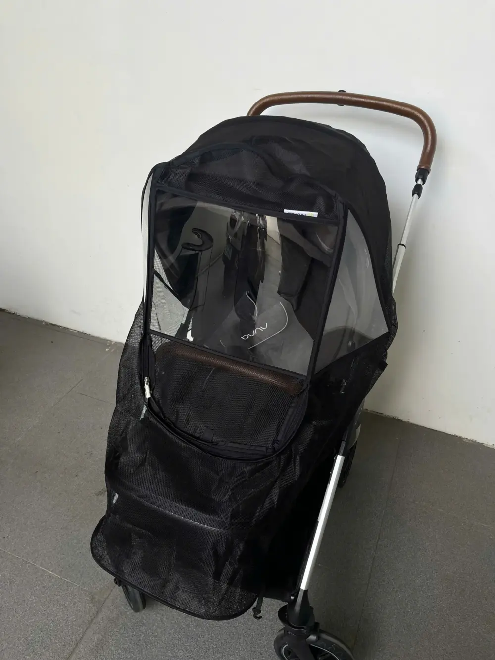 Xe đẩy Nuna triv màu xám đậm khung xám (kèm phụ kiện: màn chắn muỗi, móc treo đồ) - Ảnh 24