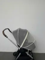 Xe đẩy Nuna triv màu xám đậm khung xám (kèm phụ kiện: màn chắn muỗi, móc treo đồ) - Ảnh 27