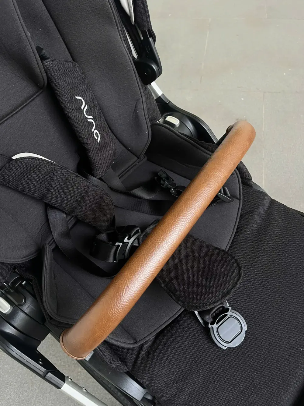 Xe đẩy Nuna triv màu đen khung xám 0-4 tuổi tối đa 22kg - Ảnh 9