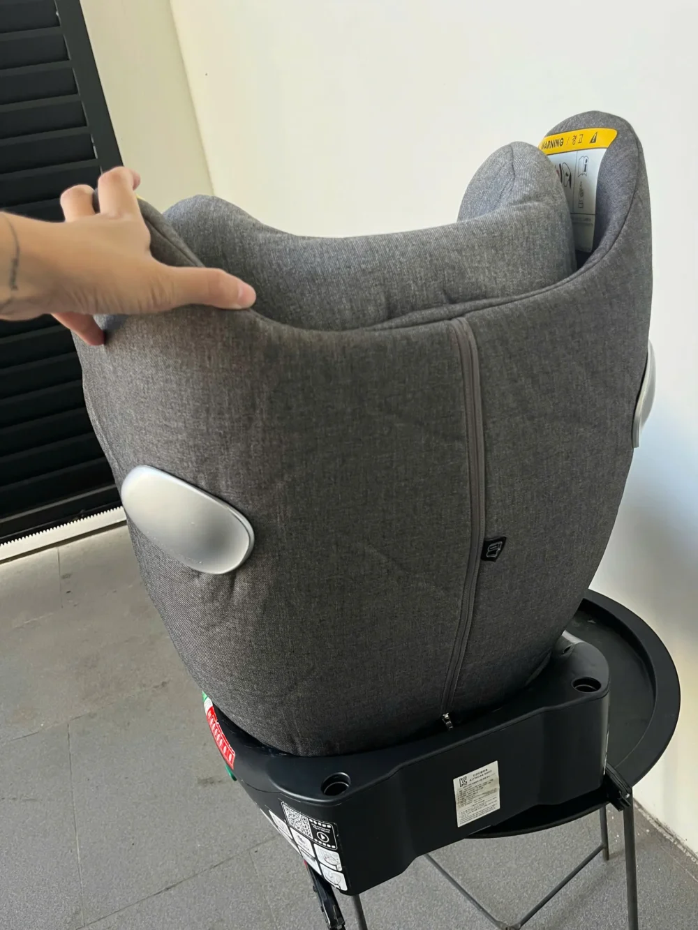 Ghế ngồi ô tô Cybex sirona plus kèm base isofix (màu xám be) - Ảnh 7