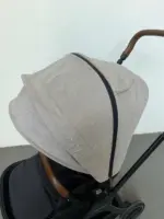 Xe đẩy Nuna triv màu xám be khung đen 0-4 tuổi tối đa 22kg - Ảnh 4