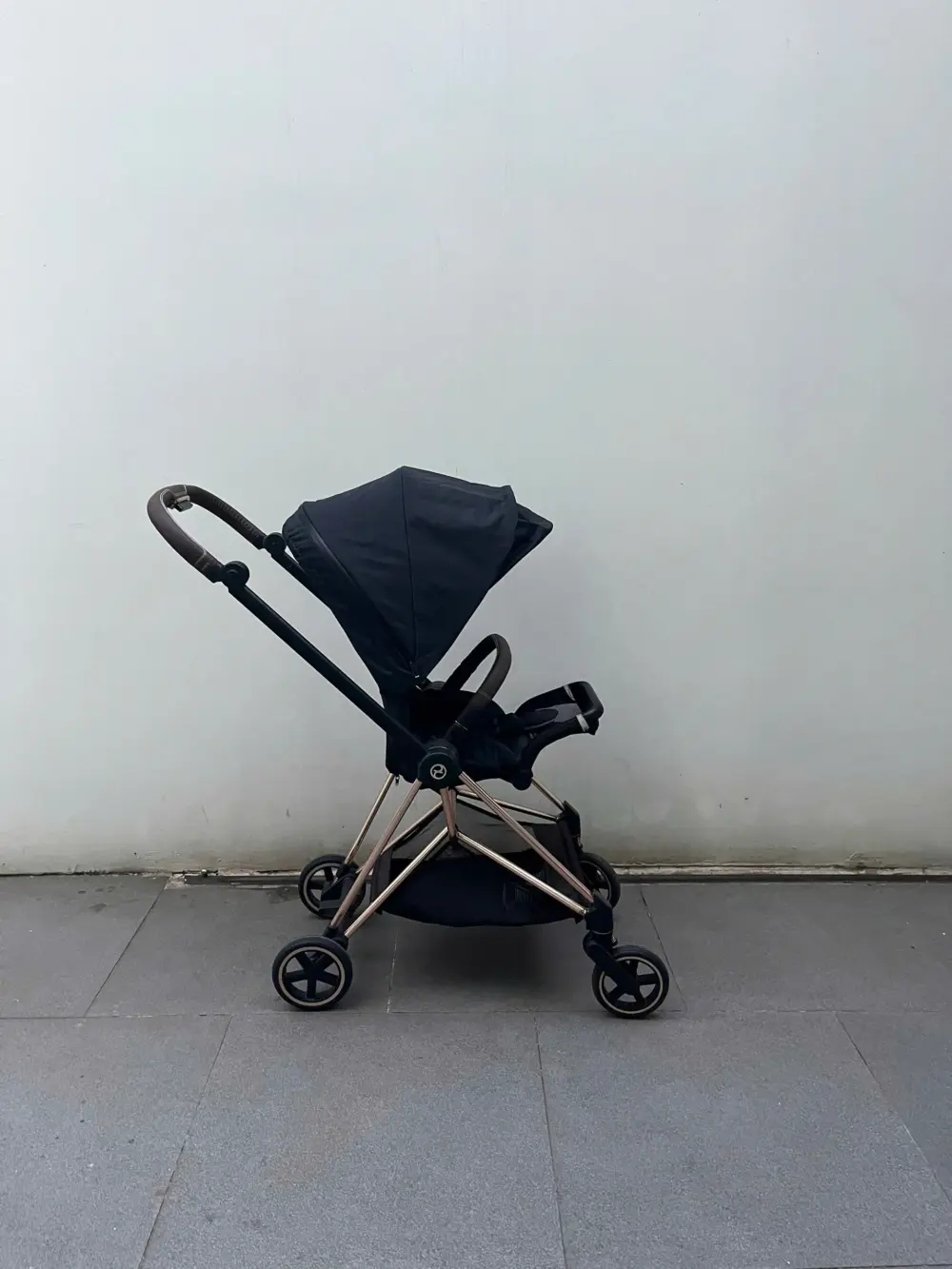 Xe đẩy Cybex mios 2 màu đen khung rose gold 0-4 tuổi tối đa 22kg - Ảnh 10