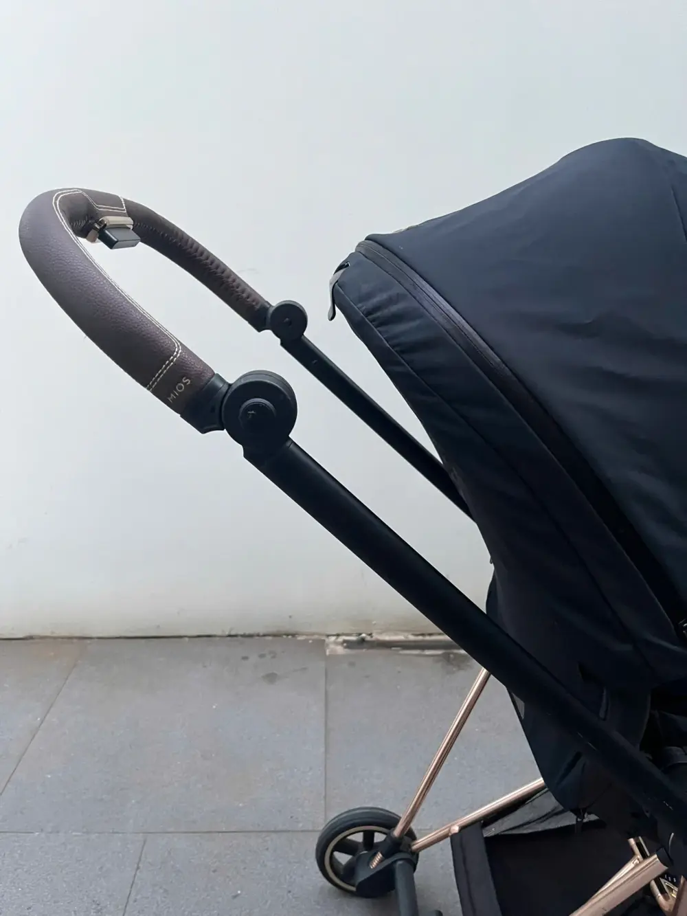 Xe đẩy Cybex mios 2 màu đen khung rose gold 0-4 tuổi tối đa 22kg - Ảnh 16