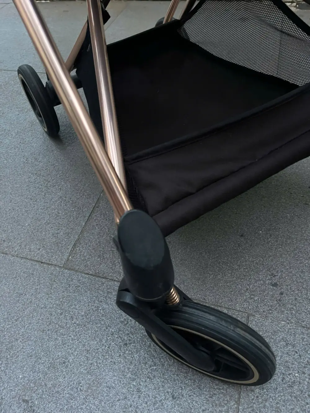 Xe đẩy Cybex mios 2 màu đen khung rose gold 0-4 tuổi tối đa 22kg - Ảnh 21