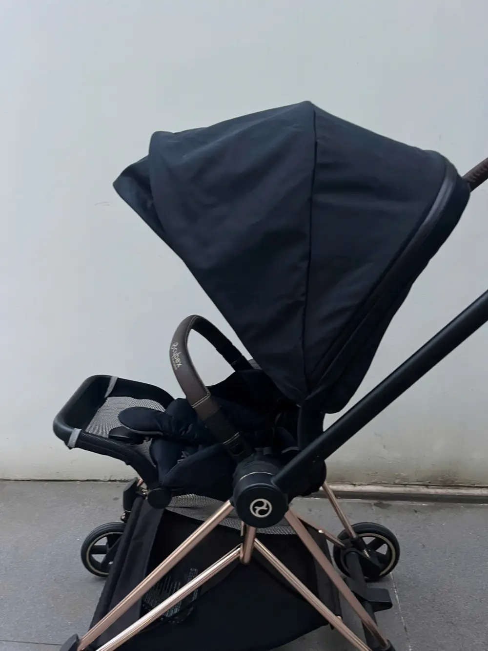 Xe đẩy Cybex mios 2 màu đen khung rose gold 0-4 tuổi tối đa 22kg - Ảnh 24