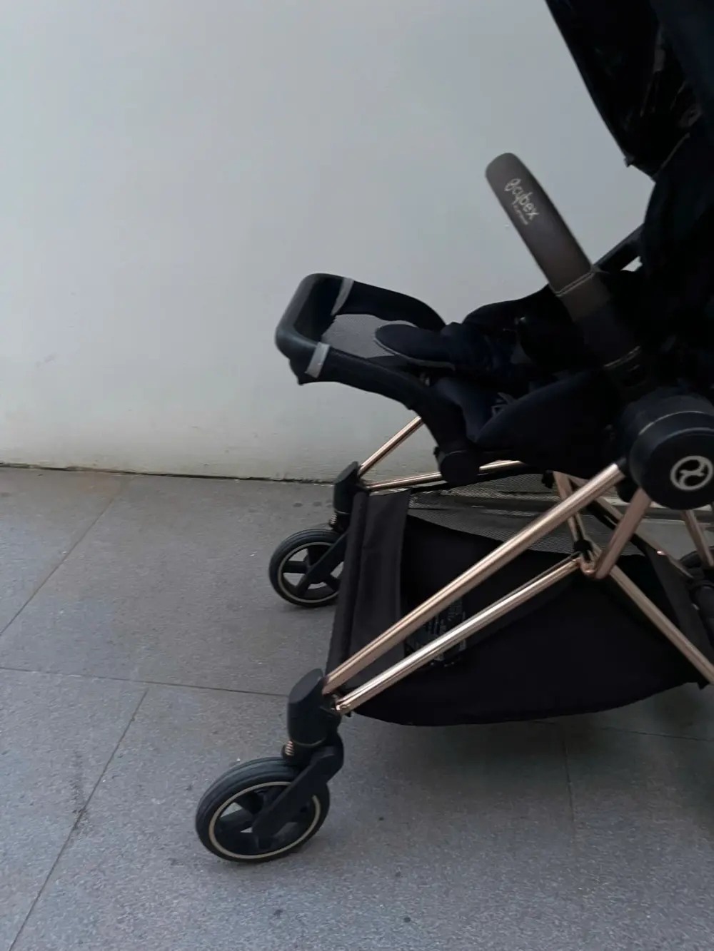 Xe đẩy Cybex mios 2 màu đen khung rose gold 0-4 tuổi tối đa 22kg - Ảnh 25