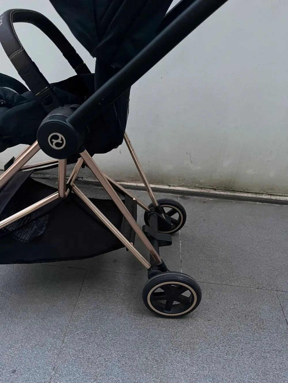 Xe đẩy Cybex mios 2 màu đen khung rose gold 0-4 tuổi tối đa 22kg - Ảnh 26