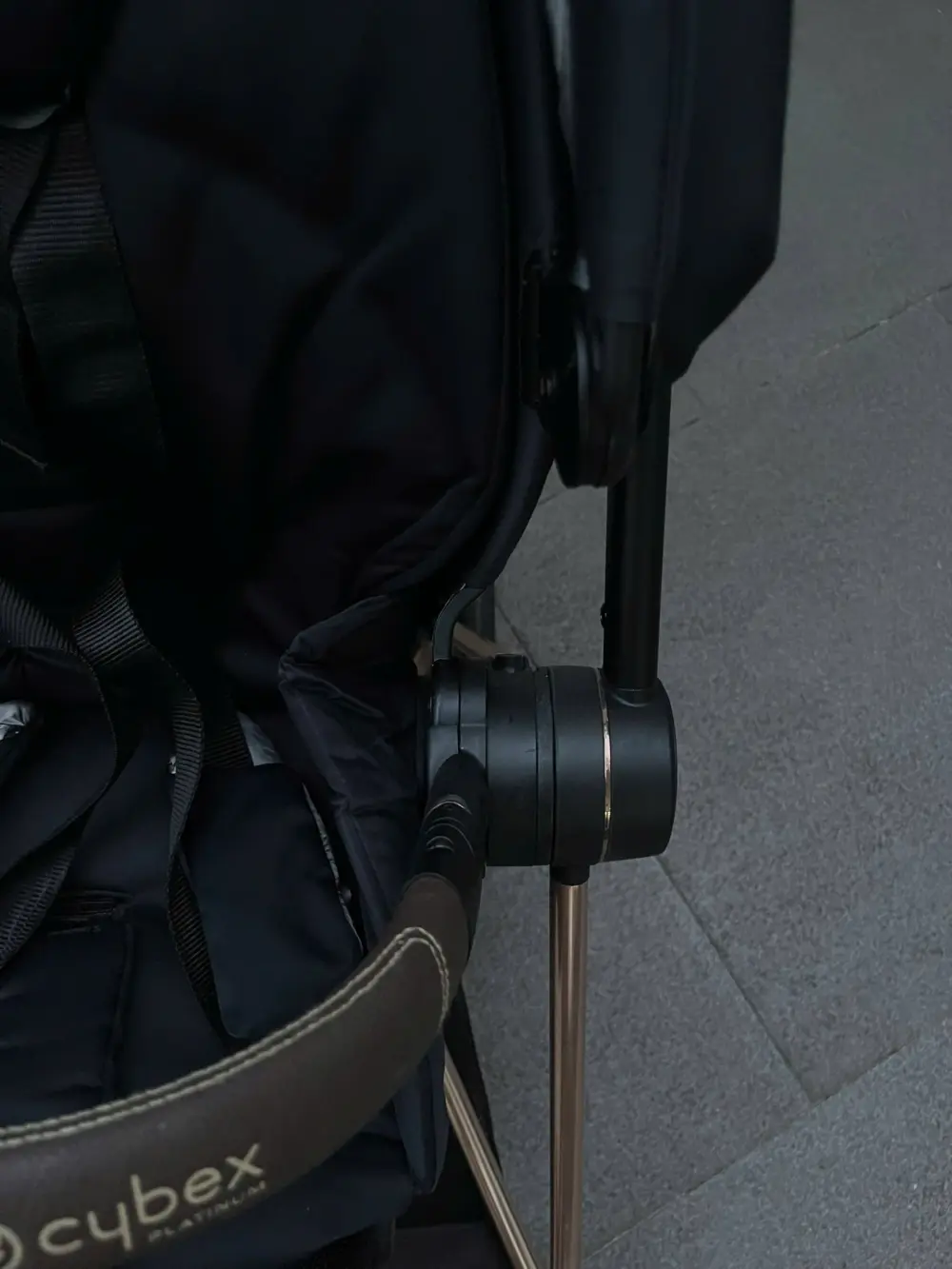 Xe đẩy Cybex mios 2 màu đen khung rose gold 0-4 tuổi tối đa 22kg - Ảnh 4