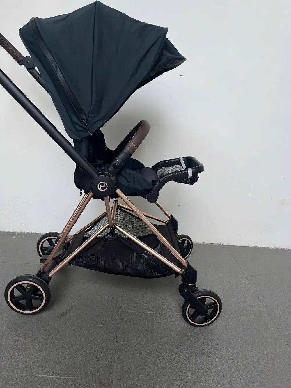 Xe đẩy Cybex mios 2 màu đen khung rose gold (2) 0-4 tuổi tối đa 22kg - Ảnh 13