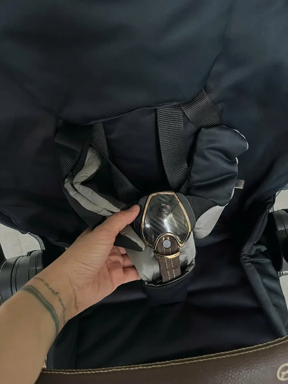 Xe đẩy Cybex mios 2 màu đen khung rose gold (2) 0-4 tuổi tối đa 22kg - Ảnh 3