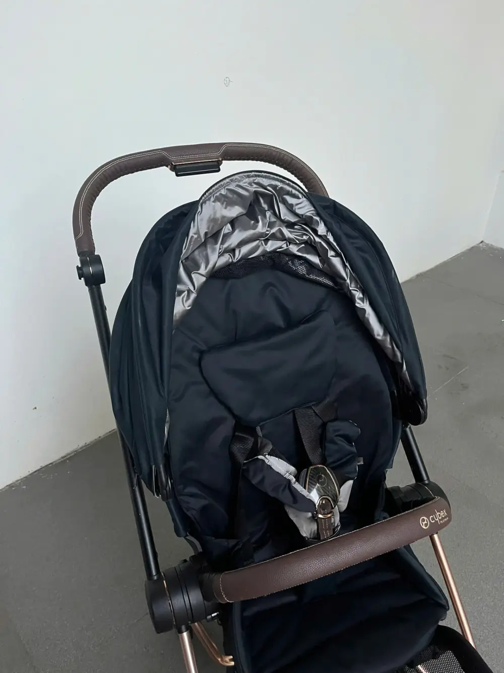 Xe đẩy Cybex mios 2 màu đen khung rose gold (2) 0-4 tuổi tối đa 22kg - Ảnh 4