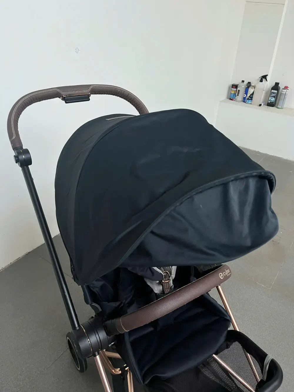 Xe đẩy Cybex mios 2 màu đen khung rose gold (2) 0-4 tuổi tối đa 22kg - Ảnh 5