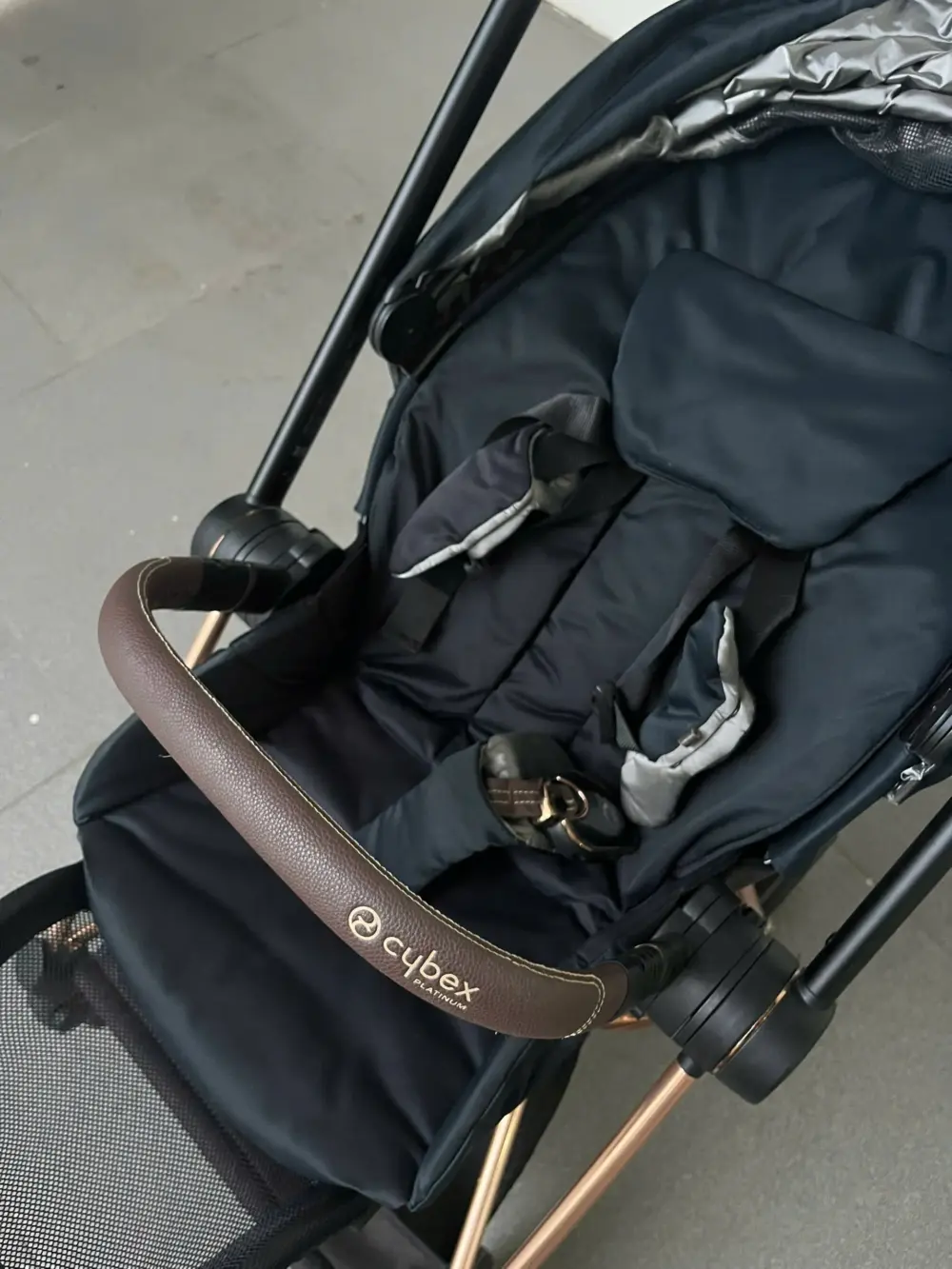 Xe đẩy Cybex mios 2 màu đen khung rose gold (2) 0-4 tuổi tối đa 22kg - Ảnh 8