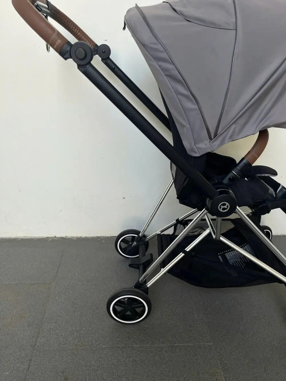 Xe đẩy Cybex mios 2 màu xám be khung bạc 0-4 tuổi tối đa 22kg - Ảnh 11