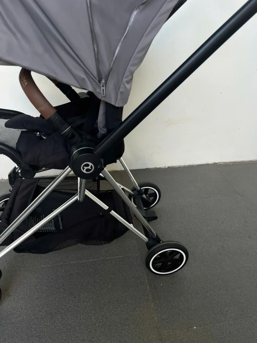 Xe đẩy Cybex mios 2 màu xám be khung bạc 0-4 tuổi tối đa 22kg - Ảnh 18