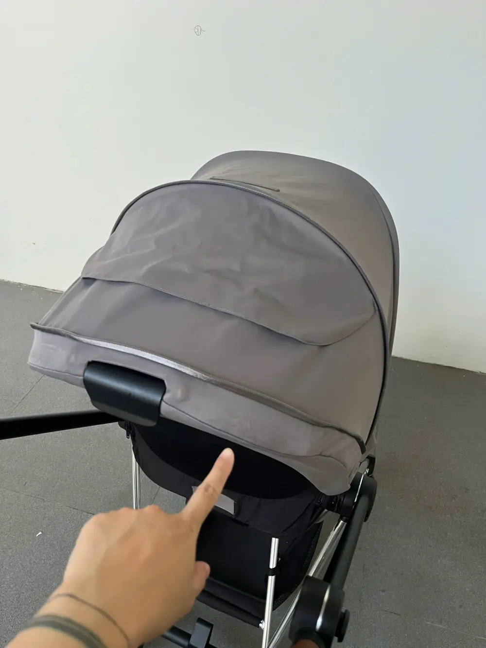 Xe đẩy Cybex mios 2 màu xám be khung bạc 0-4 tuổi tối đa 22kg - Ảnh 23