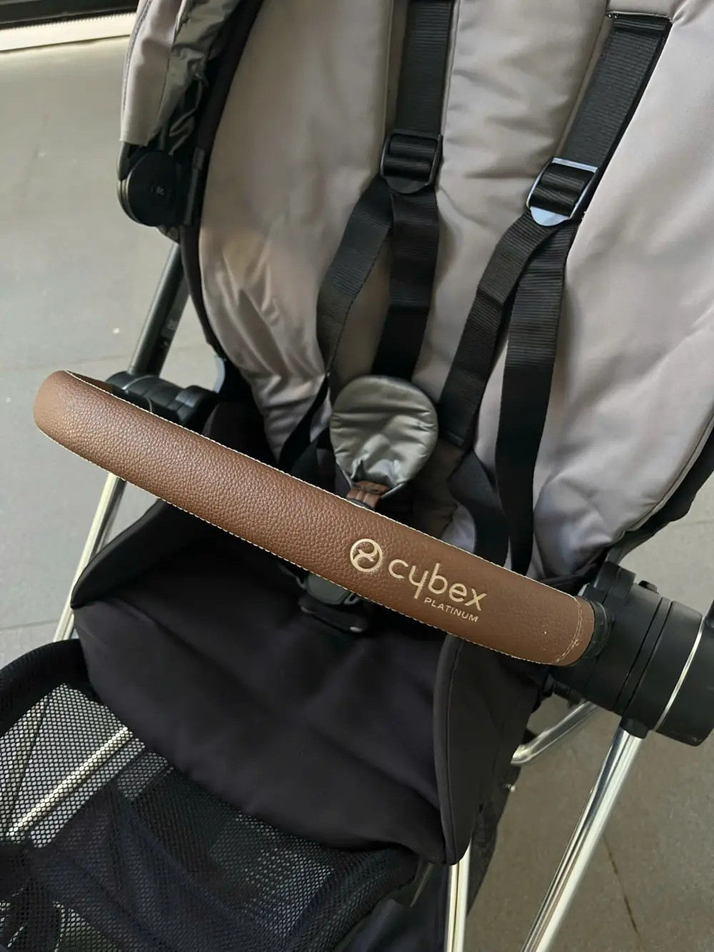 Xe đẩy Cybex mios 2 màu xám be khung bạc 0-4 tuổi tối đa 22kg - Ảnh 2