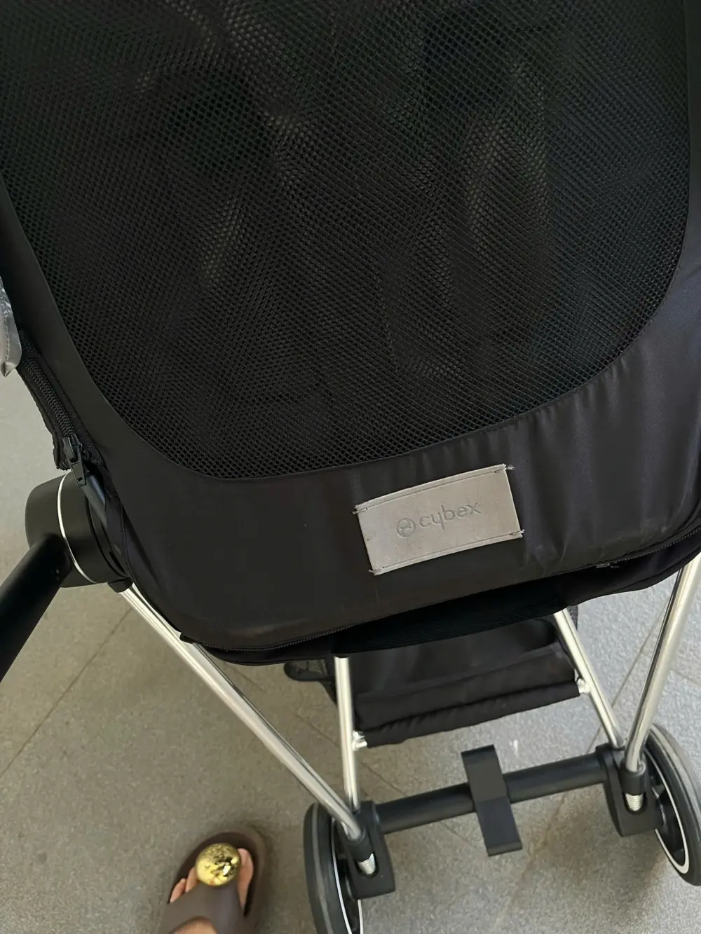 Xe đẩy Cybex mios 2 màu xám be khung bạc 0-4 tuổi tối đa 22kg - Ảnh 6