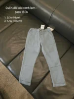 Quần dài kaki Next baby màu xanh nhạt ( size 2/3y, 5/6y)