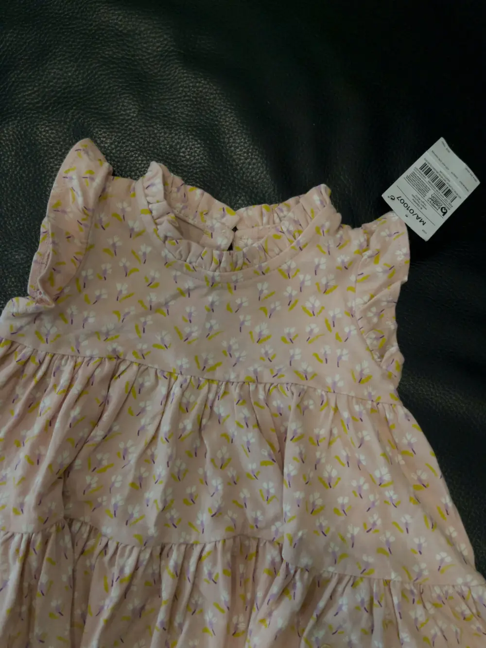 Váy xòe nhiều tầng họa tiết hoa nhí Next baby màu hồng ( Size 9/12m) - Ảnh 6