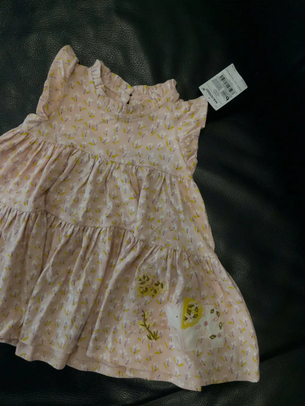 Váy xòe nhiều tầng họa tiết hoa nhí Next baby màu hồng ( Size 9/12m) - Ảnh 2