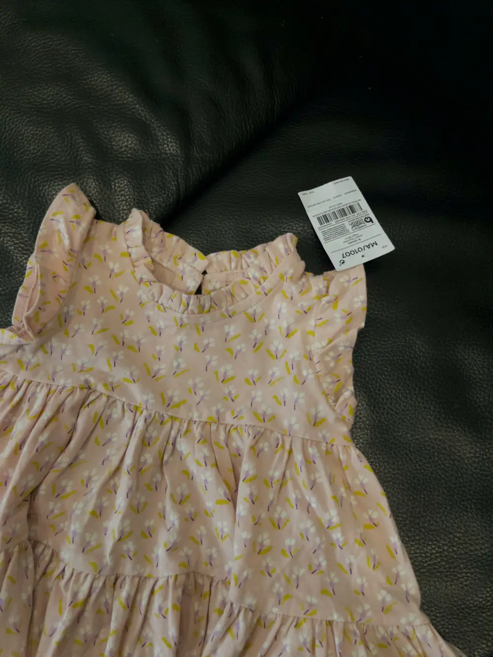 Váy xòe nhiều tầng họa tiết hoa nhí Next baby màu hồng ( Size 9/12m) - Ảnh 3