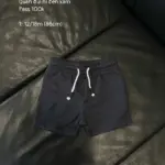 Quần đùi nỉ Next babay màu đen xám ( size 12/18m )