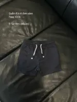 Quần đùi nỉ Next babay màu đen xám ( size 12/18m )