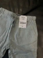 Quần Linen dài Next babay màu xanh ngọc ( size 12/18m, 1.5/2y ) - Ảnh 2