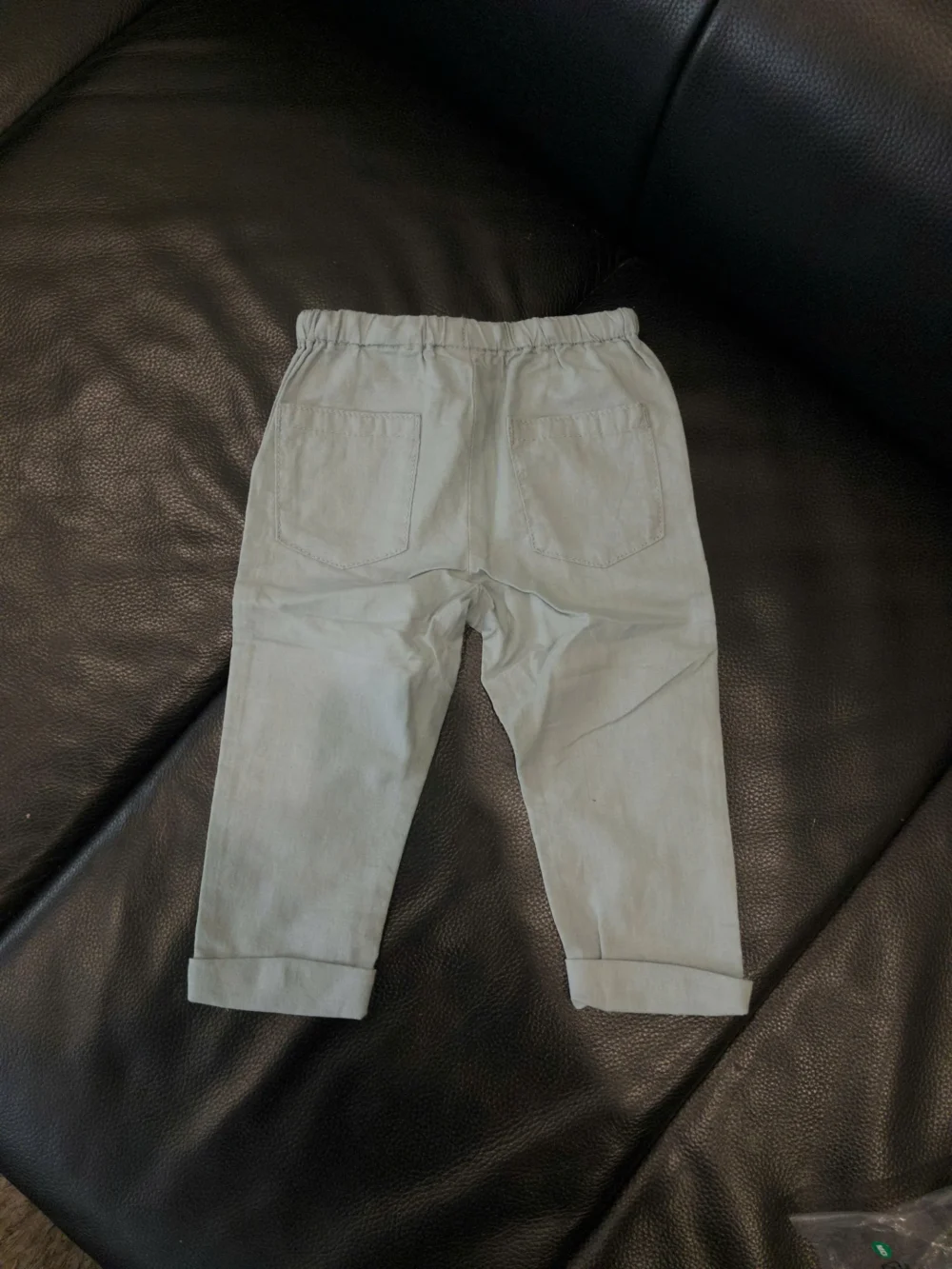 Quần Linen dài Next babay màu xanh ngọc ( size 12/18m, 1.5/2y ) - Ảnh 4