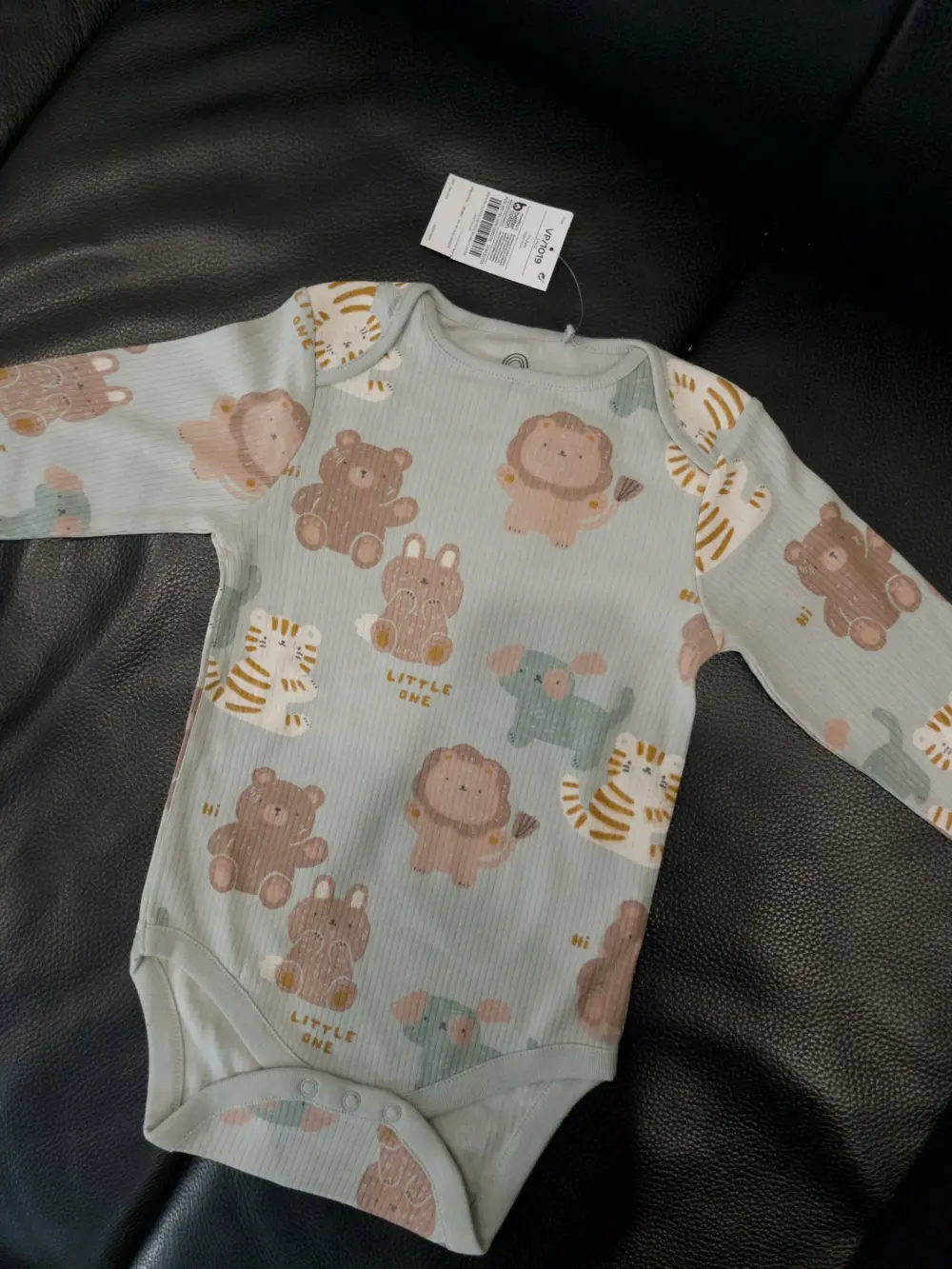 Set 3 bộ body dài tay họa tiết sư tử Next baby 3 màu ( Size 1.5/2y) - Ảnh 3