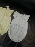 Set 3 bộ body đùi Next baby 3 màu tay cánh tiên chấm bi (Size 1.5/2y) - Ảnh 2