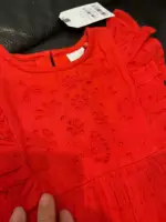 Áo baby doll cánh tiên thêu Next baby màu đỏ (Size 12/18m, 4/5y) - Ảnh 4