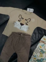 Set 2 bộ dài tay hoạ tiết sư tử Next baby (size 6/9m, 9/12m, 12/18m) - Ảnh 3