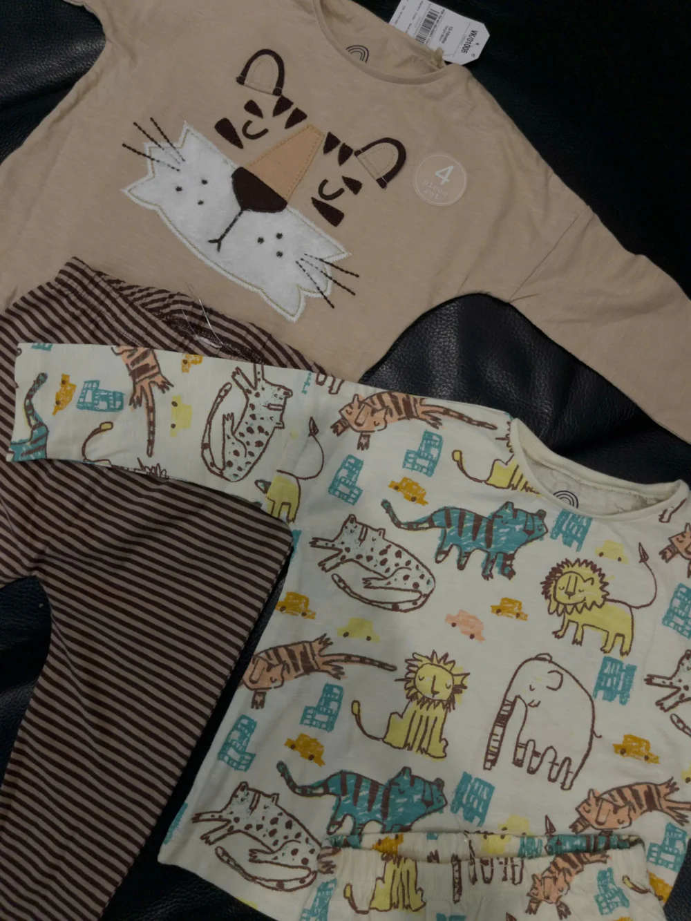 Set 2 bộ dài tay hoạ tiết sư tử Next baby (size 6/9m, 9/12m, 12/18m) - Ảnh 4