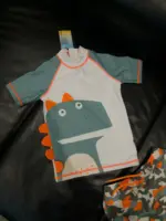 Set đồ bơi Next baby hoạ tiết khủng long (size 4/5y, 5/6y) - Ảnh 2