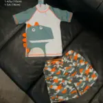 Set đồ bơi Next baby hoạ tiết khủng long (size 4/5y, 5/6y)