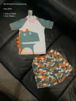 Set đồ bơi Next baby hoạ tiết khủng long (size 4/5y, 5/6y)