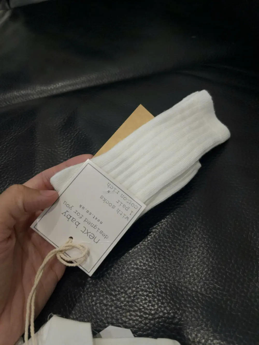 Set bộ liền thân sơ mi body đùi Next baby kèm tất (size 1.5/2y) - Ảnh 5