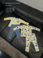 Set 2 bộ dài tay Next baby hoạ tiết tropical (size 3/6m, 6/9m, 9/12m, 12/18m)