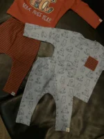 Set 2 bộ đồ dài tay Next baby hoạ tiết gấu (size 6/9m, 12/18m) - Ảnh 2