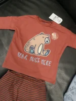 Set 2 bộ đồ dài tay Next baby hoạ tiết gấu (size 6/9m, 12/18m) - Ảnh 3