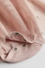 Set 2 bộ bodysuit mix brand H&M, Albetta màu hồng 0-3M - Ảnh 11