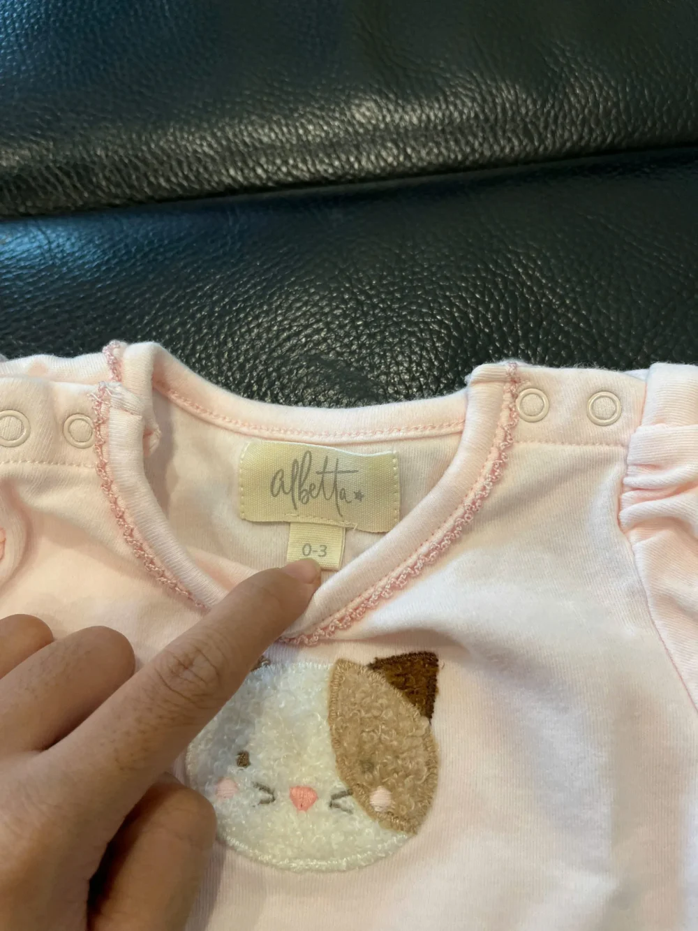 Set 2 bộ bodysuit mix brand H&M, Albetta màu hồng 0-3M - Ảnh 14