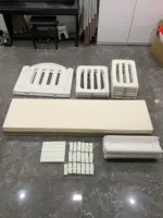 Quây cũi nhựa kèm thảm lót sàn BabyViva màu kem, nâu (size:1m8x2m) - Ảnh 11