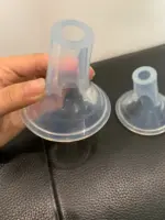 Set 2 phễu hút sữa silicone công thái học Mama's Choice màu trắng (Size:21mm) - Ảnh 3