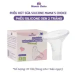 Set 2 phễu hút sữa silicone công thái học Mama's Choice màu trắng (Size:21mm) - Ảnh 9
