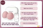 MÁY HÚT SỮA RẢNH TAY KHÔNG DÂY MOMCOZY M9 ( full box) - Ảnh 12