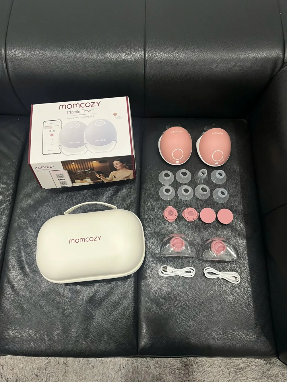 MÁY HÚT SỮA RẢNH TAY KHÔNG DÂY MOMCOZY M9 ( full box) - Ảnh 5